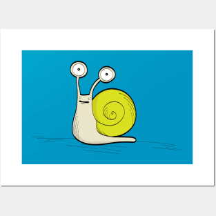 Albert the snail Posters and Art